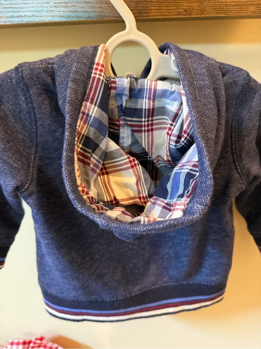 Carter's Old Navy Toddler Boys Waffle Shirt & Hoodie Set